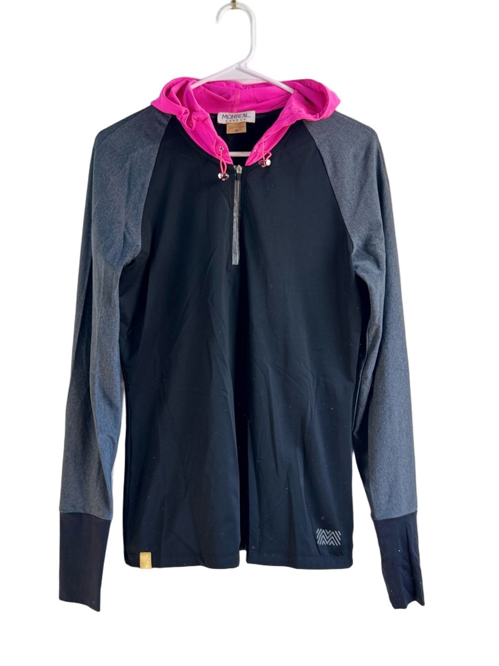 MONREAL LONDON Qtr Zip Athletic Hoodie